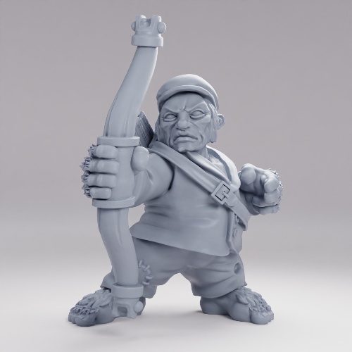 Picture of Halfling With Bow C