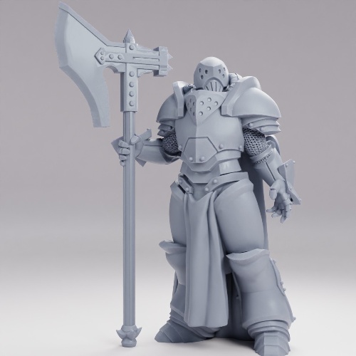 Picture of Heavy Axe Knight Pose A
