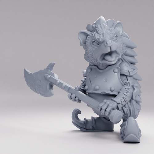 Picture of Hedgehog Halberd Pose B