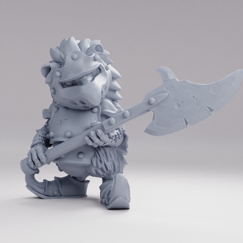 Picture of Hedgehog Halberd Pose C