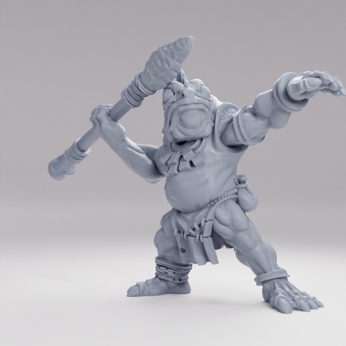 Picture of Kuo-Toa Fishfolk Spear Pose A