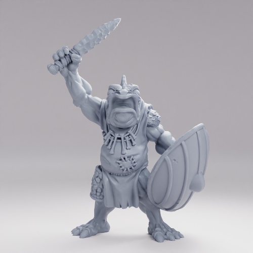 Picture of Kuo-Toa Fishfolk Sword Pose C