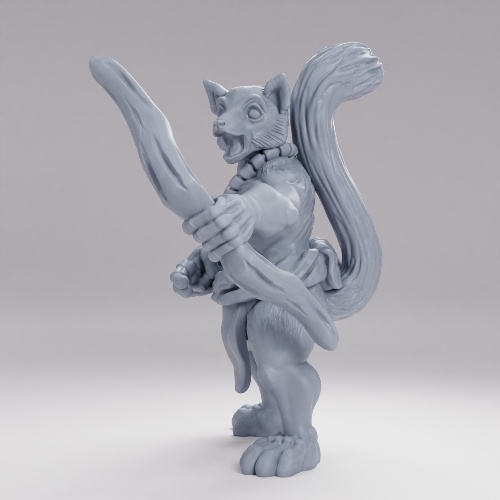 ワオキツネザルの斥候 の画像