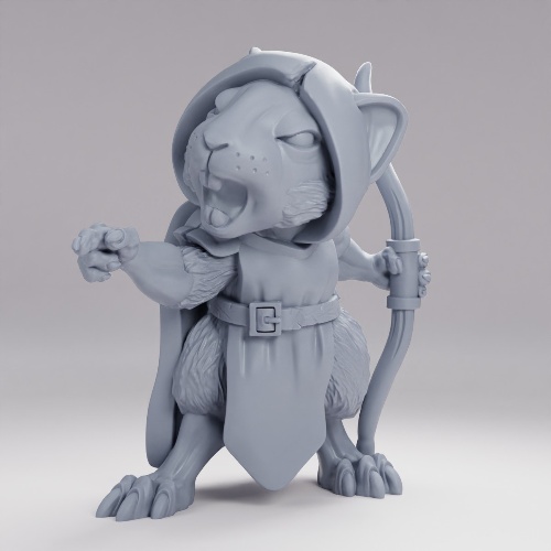 Picture of Mouse Bow Ranger Pose A