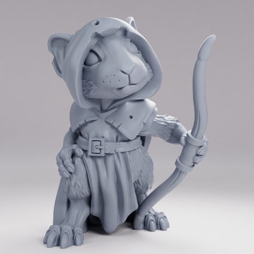 Picture of Mouse Bow Ranger Pose C