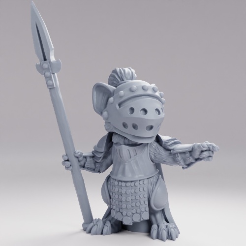 Picture of Mouse Knight Spear A