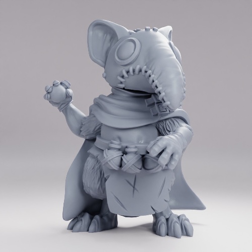 Picture of Mouse Plague Doctor Pose C