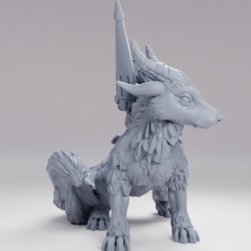 Picture of Mouse Wolf Rider