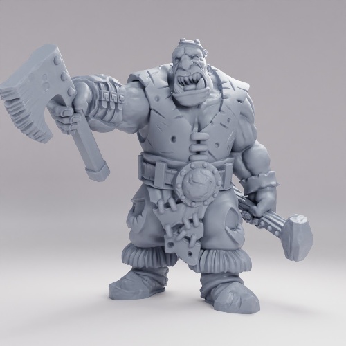 Picture of Ogre With Weapon A
