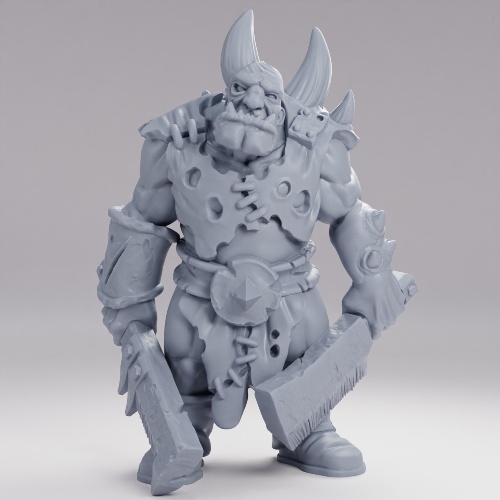 Picture of Ogre With Weapon C