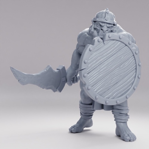 Picture of Orc Shield Pose C