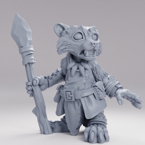 Picture of Racoon Druid Pose B