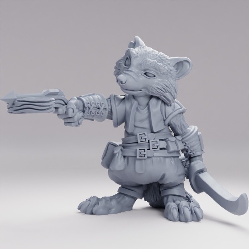 Picture of Racoon Rogue Pose B