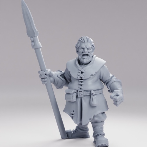 Picture of Ranger With Spear C