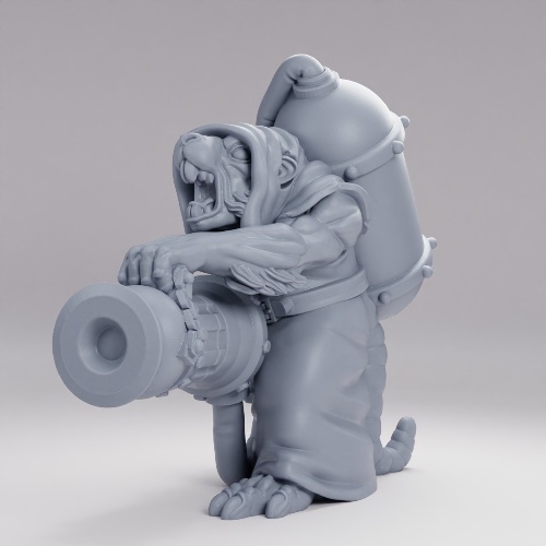 Picture of Ratfolk Flamer Pose A