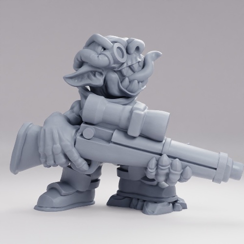 Picture of Scifi Goblin Rifle A