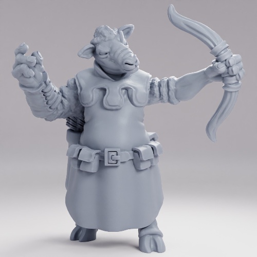 Picture of Sheep Folk Bow D