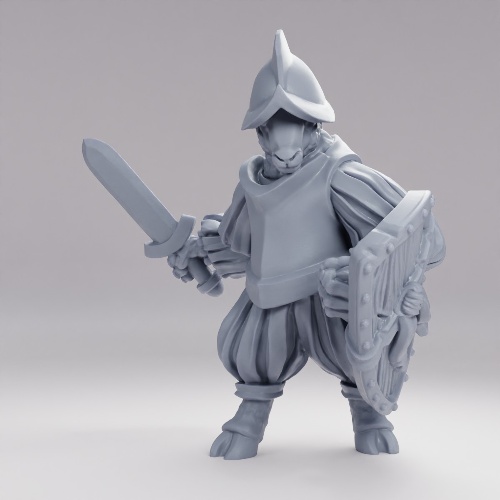 Picture of Sheep Folk Sword Shield C