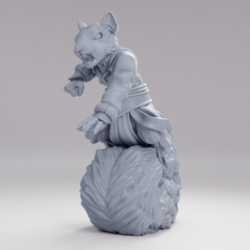 Picture of Squirrel Monk Pose C