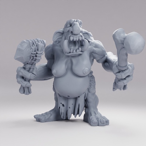 Picture of Stone Troll Female A