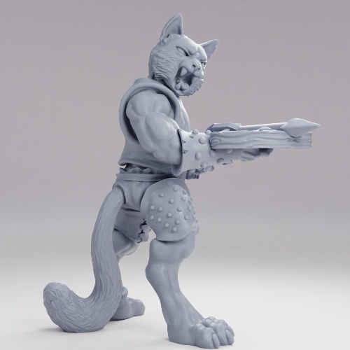 Picture of Tabaxi Crossbow Pose B