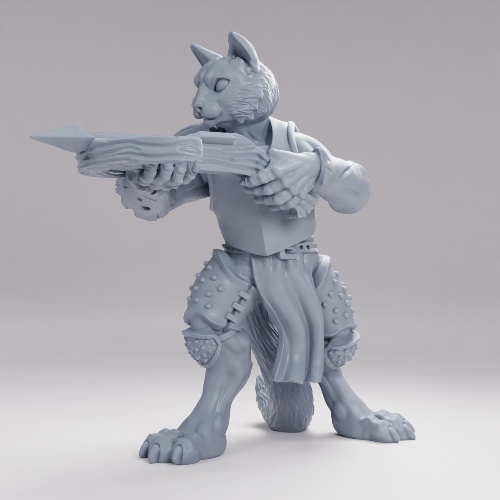 Picture of Tabaxi Crossbow Pose C