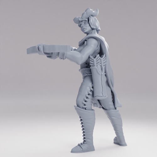 Picture of Tiefling Crossbow Pose C