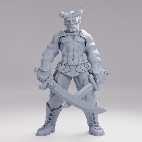 Picture of Tiefling Rogue Male Pose C