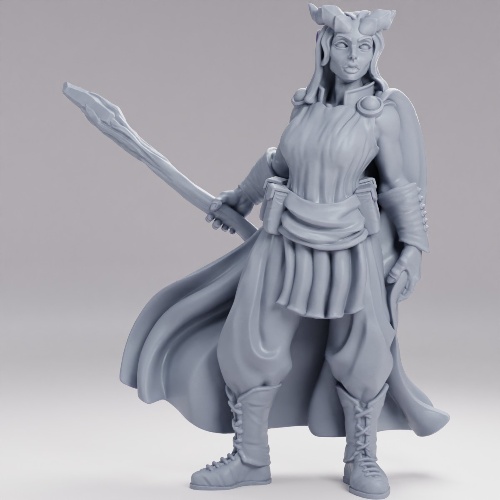Picture of Tiefling Sorcerer Pose C