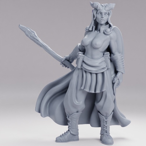 Picture of Topless Tiefling B