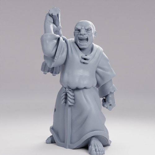 激昂するカルトの狂信者 の画像