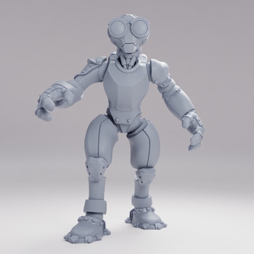 Picture of Warforged Pose A