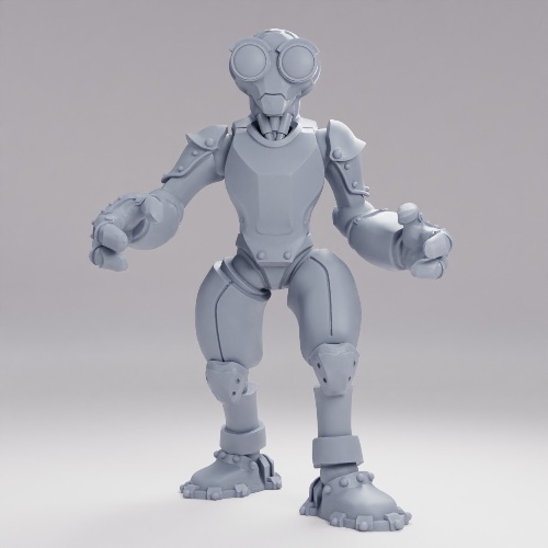 Picture of Warforged Pose B