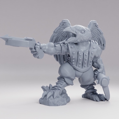 Picture of Winged Crow Folk Crossbow A