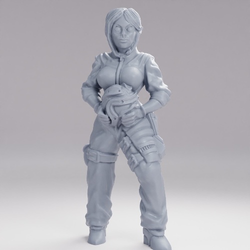 Picture of Alien Female Pilot