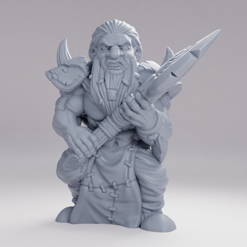 Picture of Barbarian Dwarf Male