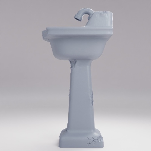 Picture of Bathroom Sink Damaged
