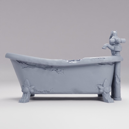 Picture of Bathtub Damaged