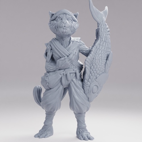 Picture of Catfolk Male Fisherman