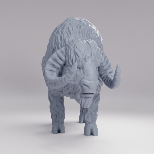 大いなる毛むくじゃらの角獣 の画像