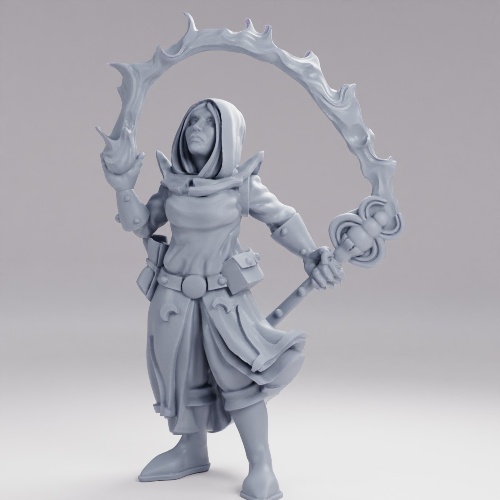Picture of Dark Elf Sorceress Wand