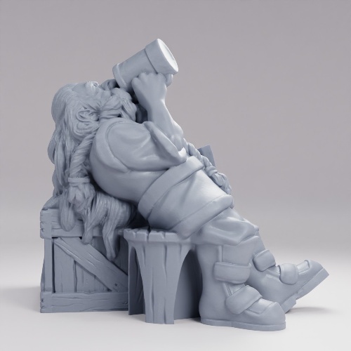 Picture of Dwarf Drunkard On Box