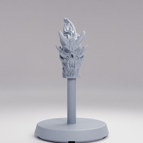 Picture of Flaming Demon Skull