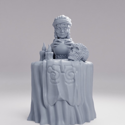 Picture of Fortune Teller Seated No Stool