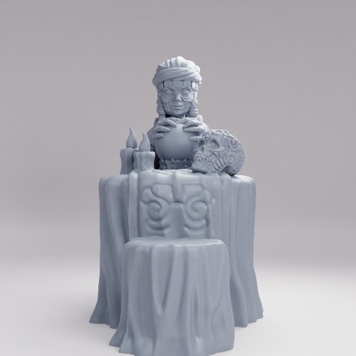 Picture of Fortune Teller Seated Stool