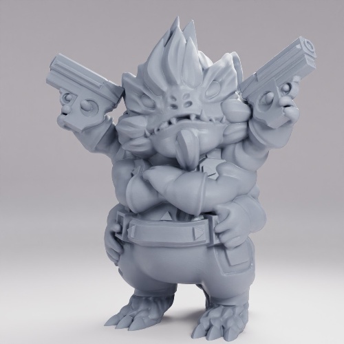 Picture of Fuzzy Alien Captain