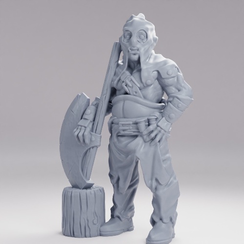Picture of Half Orc Male Executioner