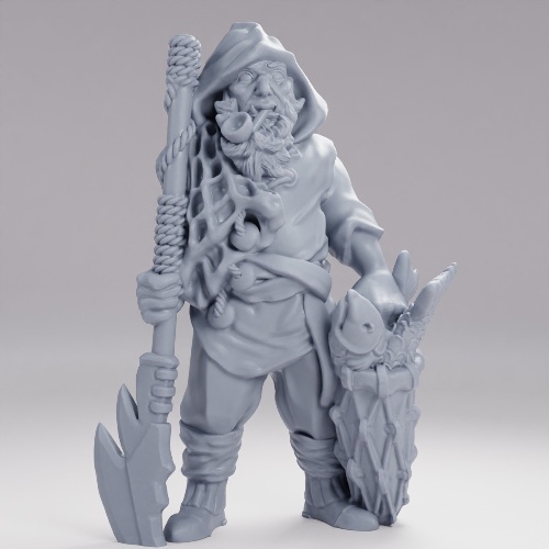 Picture of Half Orc Male Fisherman
