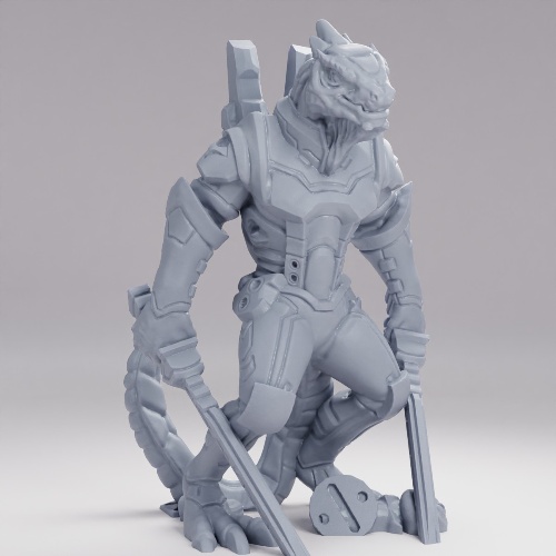 Picture of Lizard Alien Fighter
