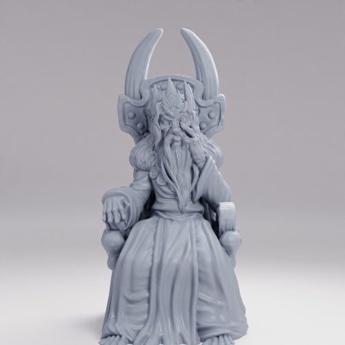 Picture of Mad King On Throne